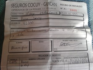 insurance for el cocuy