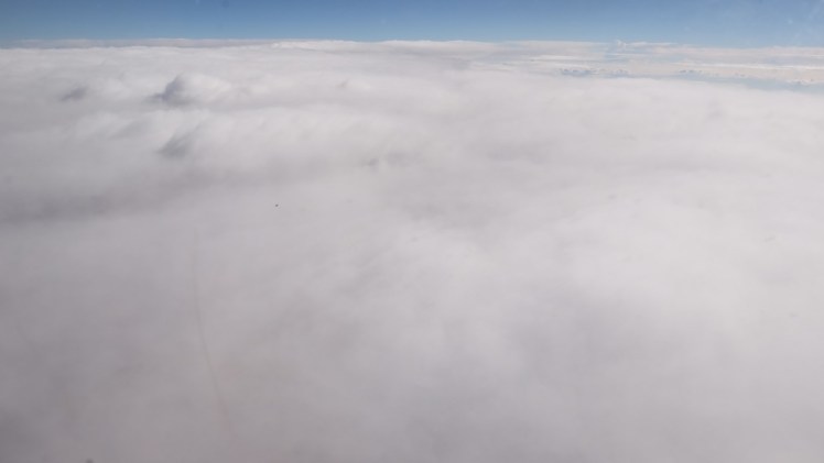 above the clouds