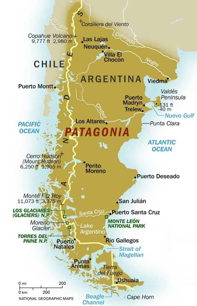 Map Patagonia