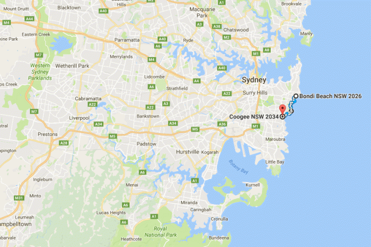 bondi-to-coogee-map