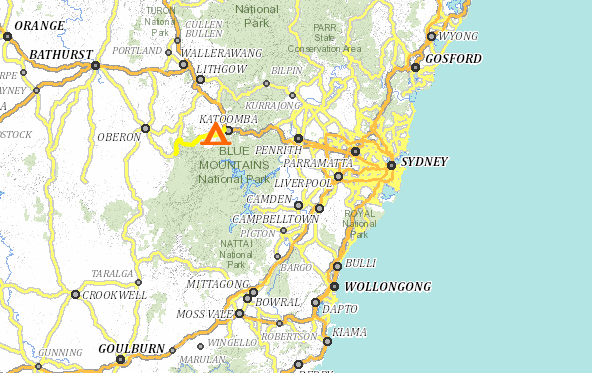 Six Foot Track image zoomed out